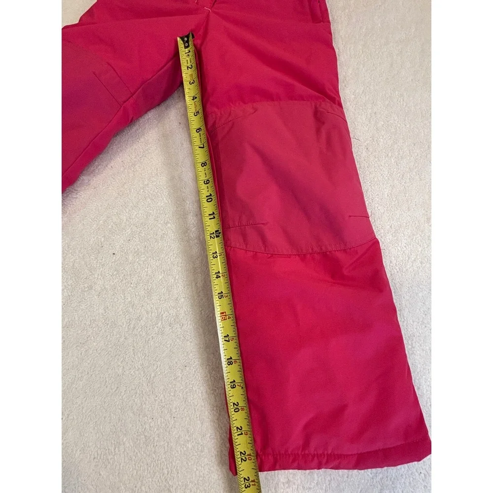Amazon Essentials Kids‎ Pink Insulated Snow Pants Winter Ski Bibs Size M 8
